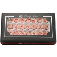 Grade B 21PCS 2-3cm Mini Preserved Roses Heads Eternal Rose Gift Wedding Party DIY Material Preserved Roses Home Dried Flowers