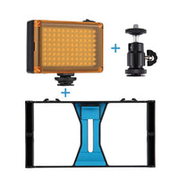 PULUZ Smartphone Vlogging Kit Video Recording Equipment with Tripod Fill Light Shutter for Camera Phone Youtube Set Vlogger KIT