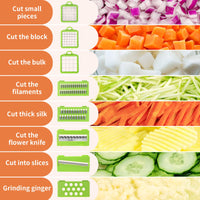 Multi-function vegetable cutter Vegetable cutting artifact Multi-functional grater Potato slicer Shredder Onion dicer