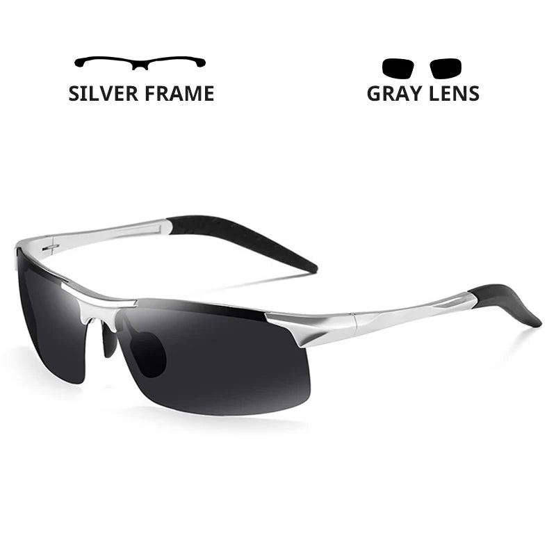 Luxury Brand 2023 Aluminum Sunglasses For Men Polarzed Sun Glasses Man Day Night Driving Anti-Glare Wome Oculos De Sol Masculino