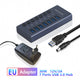 MZX 10 7 4 Port USB Hub 3.0 Aluminum A 3 0 Multi-hub Splitter Concentrator Dock Multiple Extensor Switch Adapter Docking Station