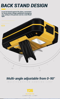 Portable Working Light COB High Bright Flashlight 3Lighting Modes Outdoor Waterproof Camping Fishing Multifunctional Tool Torch