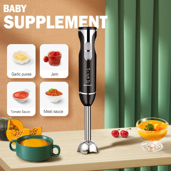 Home Portable Handheld Cooking Stick 1000W 5 in 1 Multi-function Blender Food Processor Small Baby Food Machine Meat Grinder