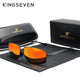 KINGSEVEN Brand Designer Men Polarized UV400 Sunglasses Vintage Retro Rectangle Classical Glasses Anti-glare Driving Eyewear