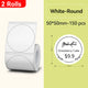 NIIMBOT Round Thermal Label Sticker for B1 B31 B21 B3S Printer Transparent Self-adhesive Labels Paper Color Label DIY Name Tag