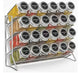 Kitchen Spice Rack 4 Tier Spice Organizer Carbon Steel Wall Shelf without Spice Jars for Cabinet Kitchen Pantry Organizer Shelf