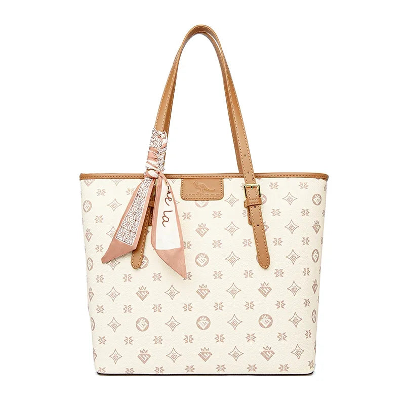 Women's Quality Soft Leather Shoulder Bag Luxury Print Designer Handbag Ladies Casual Tote Bag Messenger Commuting Sac A Main