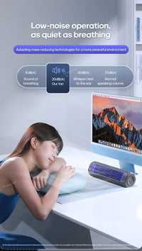 Newest Wall Mounted Air Conditioning Fan Silent Household Rechargeable Tower Fan Vertical Desktop Air Cooler  for Bedroom Living