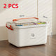Large Capacity Medicine Box Portable Home First Aid Medical Kit Family Emergency Medicine Box with Multi-layer Drug Storage Case