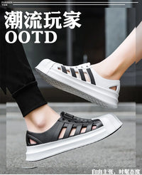 Men sandals outdoors Hole sandals for men Breathable Thick Bottom Unisex Soft EVA Non-slip Women sandals summer 2024 Beach Shoes