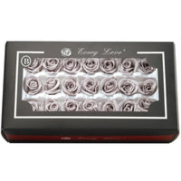 Grade B 21PCS 2-3cm Mini Preserved Roses Heads Eternal Rose Gift Wedding Party DIY Material Preserved Roses Home Dried Flowers
