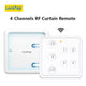 LoraTap Roller Shutter blinds Curtain Switch for Windows Motor Tuya Smart Life App Remote Control Percentage Google Home Alexa