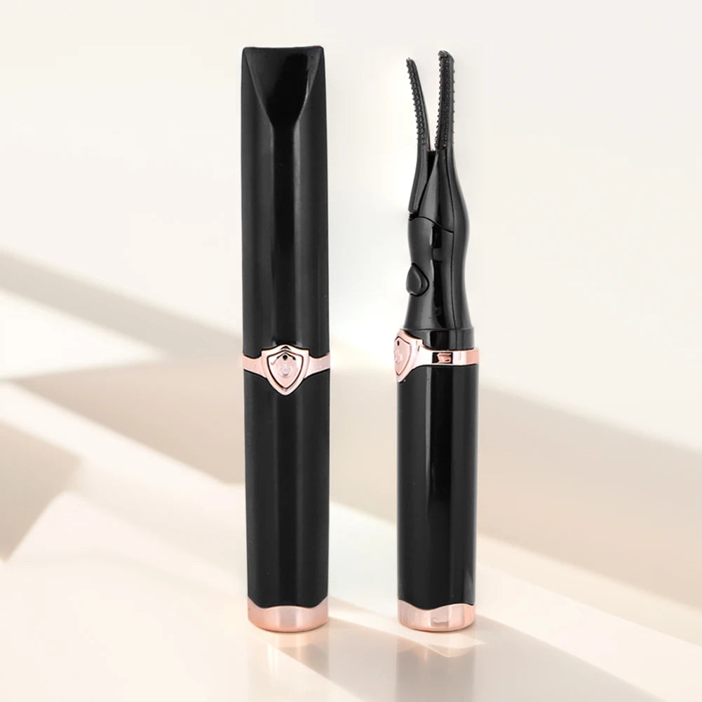 Portable Eyelash Curler USB Rechargeable Quick Heating Natural Curl Eyelash Curler for Quick Natural Curling Eye Lashes