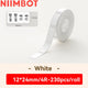 Niimbot D110/D11/D101/H1S Label Printer Paper Anti-Oil Scratch-Resistant Self-adhesive White/Transparent/Color Name Stickers
