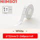 Niimbot D110/D11/D101/H1S Label Printer Paper Anti-Oil Scratch-Resistant Self-adhesive White/Transparent/Color Name Stickers