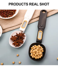 New LCD Digital Measurement Adjustable Weighing Spoon Coffee Powder Scale Baking Scale Electronic Measuring Spoon Kitchen Tools
