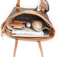 Women's Quality Soft Leather Shoulder Bag Luxury Print Designer Handbag Ladies Casual Tote Bag Messenger Commuting Sac A Main
