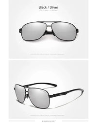 KINGSEVEN Polarized Aluminum Sunglasses Men High Quality UV400 Mirror Lens Male Women Fashion Eyewear Driving Outdoor Glasses