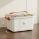 Large Capacity Medicine Box Portable Home First Aid Medical Kit Family Emergency Medicine Box with Multi-layer Drug Storage Case