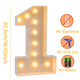 LED Light Giant Birthday Figure Number Balloon Filling Box 30 40 50 1st Birthday Party Decor Adult Kid Baby Shower Wedding Decor