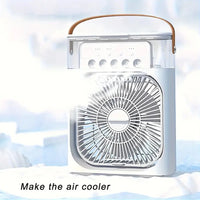 OREADEX 3 In 1 Fan AIr Conditioner Household Small Air Cooler LED Night Light Portable Humidifier Adjustment Fan Office Home Fan