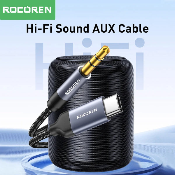 Rocoren USB Type C To 3.5mm Jack Aux Audio Cable