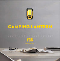 Portable Working Light COB High Bright Flashlight 3Lighting Modes Outdoor Waterproof Camping Fishing Multifunctional Tool Torch