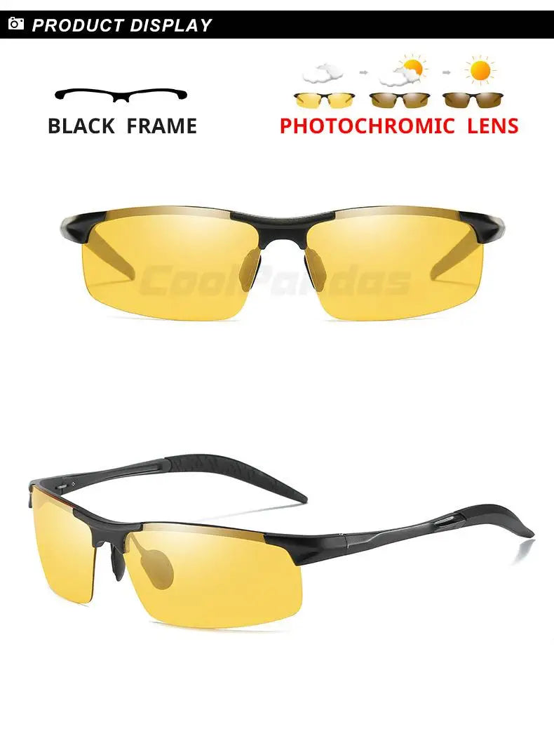 Luxury Brand 2023 Aluminum Sunglasses For Men Polarzed Sun Glasses Man Day Night Driving Anti-Glare Wome Oculos De Sol Masculino