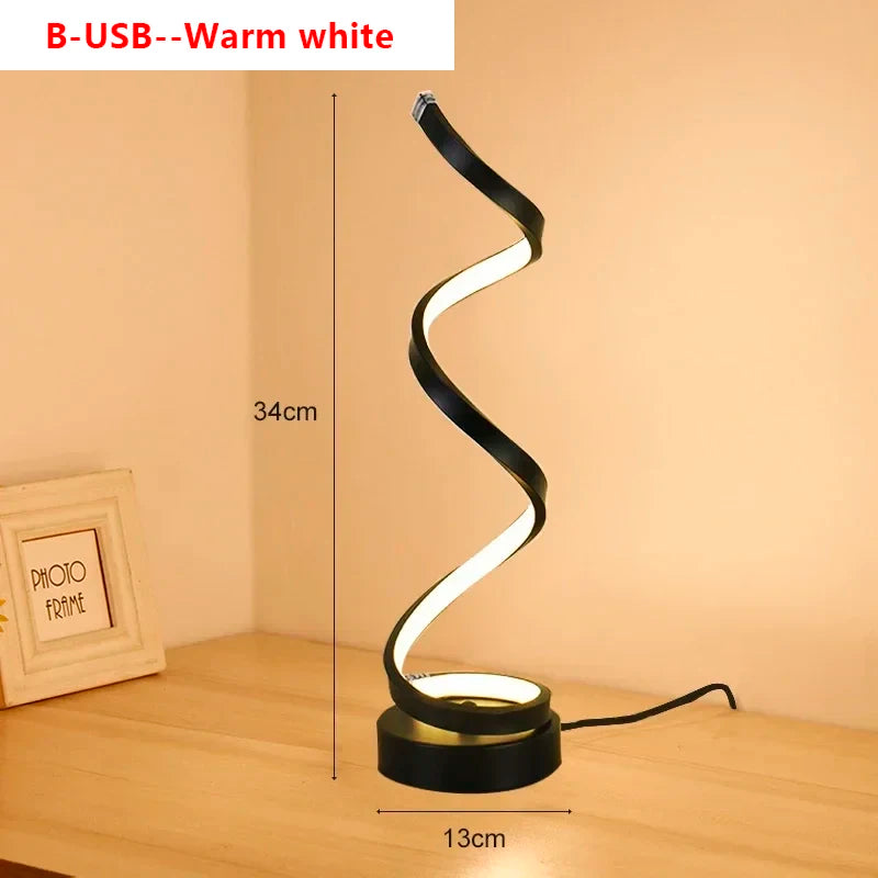 LED Table Lamp USB Plug Eye Protect Desktop Decor Lights