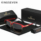 KINGSEVEN Men Polarized Brand Sunglasses Classical Vintage Driving UV400 Eyewear Rectangle Retro Luxury Sunscreen Glasses