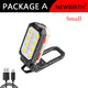 Multi-function Work Light Floodlight Glare Flashlight Built-in Battery Magnetic Suction Power Display Car Repair Emergency Lamps