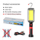 Led Work Light COB Floodlight 8000LM Rechargeable Lamp Use 2*18650 Battery Led Portable Magnetic Light Hook Clip Waterproof