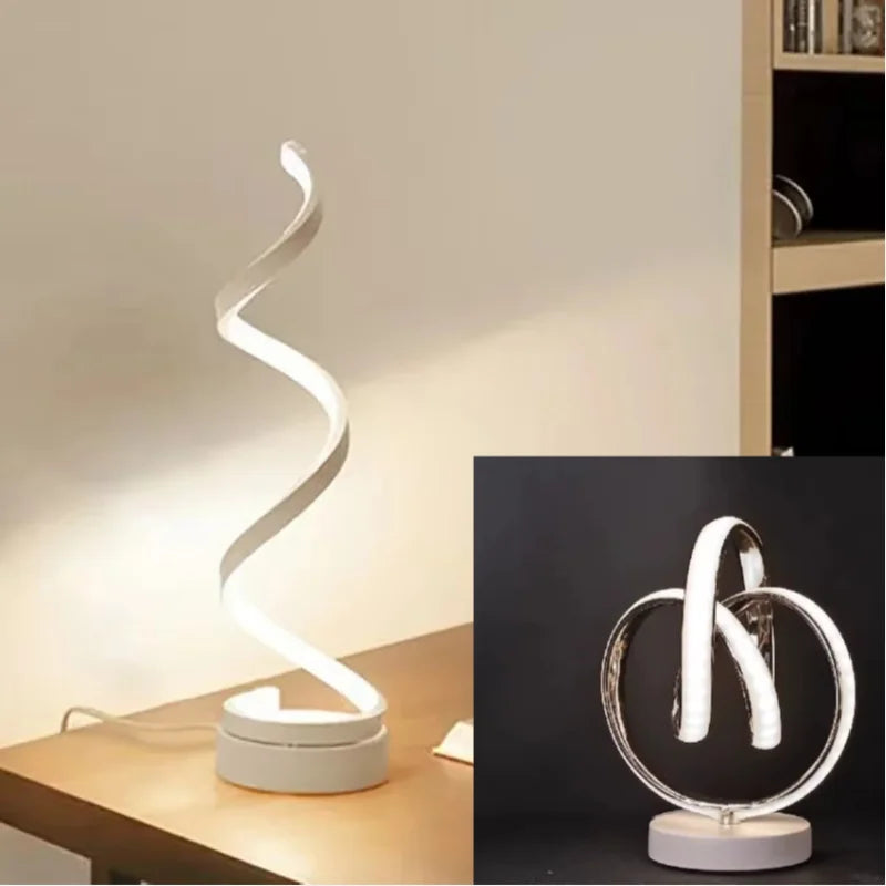 LED Table Lamp USB Plug Eye Protect Desktop Decor Lights