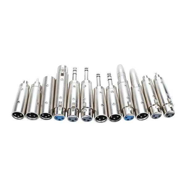 XLR 3PIN female head to 6.5 female 3 core XLR revolution RCA 3.5mm Male lotus audio female seat 6.35 microphone adapter