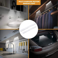 Motion Sensor Light Wireless LED Night Light USB Rechargeable Night Lamp For Kitchen Cabinet Wardrobe Lamp Staircase Backlight