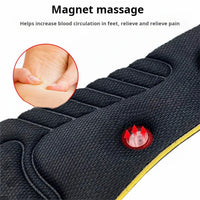 Magnet Massage Height Increase Insoles For Women Men 2/3/4/5 Cm Up Invisiable Arch Support Orthopedic Insoles Heighten Lift