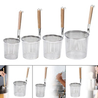 Pasta Noodle Strainer, Kitchen Mesh Strainer, Food Strainer Mesh Pasta Basket Noodle Strainer for Pasta, Frying Chips