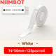 Niimbot D110/D11/D101/H1S Label Printer Paper Anti-Oil Scratch-Resistant Self-adhesive White/Transparent/Color Name Stickers