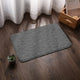 Memory Foam Embossed Velvet Carpet Bathroom Living Room Non-Slip Mat Cobblestone Floor Mat