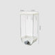 Wall Mounted Separate Rice Bucket Kitchen Cereal Dispenser Transparent Grain Jar Food Storage Box Container Sealed Tanks