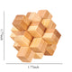 Wooden Kong Ming Lock Lu Ban Lock IQ Brain Teaser Educational Toy for Kids Children Montessori 3D Puzzles Game Unlock Toys Adult