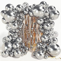 Metallic Blue Balloons Arch Garland Kit Baby Shower Decor Chrome Confetti Ballon Boy Birthday Party Decoration Graduation Globos