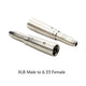 XLR 3PIN female head to 6.5 female 3 core XLR revolution RCA 3.5mm Male lotus audio female seat 6.35 microphone adapter