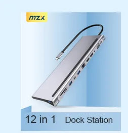 MZX 10 7 4 Port USB Hub 3.0 Aluminum A 3 0 Multi-hub Splitter Concentrator Dock Multiple Extensor Switch Adapter Docking Station