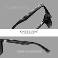 KINGSEVEN Square Frame Sports Polarized Sunglasses Women Men Sun Glasses UV400 Goggles Eyewear for Driving