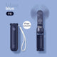 JISULIFE Portable Fan Mini Handheld Fan USB 4500mAh Recharge Hand Held Small 3 in1 Pocket Fan with Power Bank Flashlight Feature