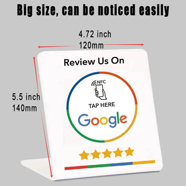 Large Size NFC Reviews Display Stand