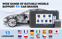 MUCAR VO6 All Cars Lifetime Free Full System 28 Resets Obd2 Diagnostic Tools ECU Coding Bi-directional Scan Obd 2 Auto Scanner