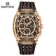 NAVIFORCE Fashion Men Watch Quartz Chronograph  Clock 3ATM Waterproof Silicone Band Sports Casual Date Display Male Wristwatches