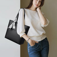 Women's Quality Soft Leather Shoulder Bag Luxury Print Designer Handbag Ladies Casual Tote Bag Messenger Commuting Sac A Main